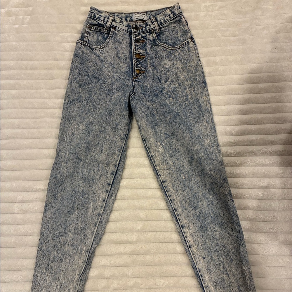 Vintage (80s) High Rise Palmetto Denim Jeans